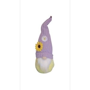 Springtime Ladybug Gnome Purple Easter 15" Freestanding